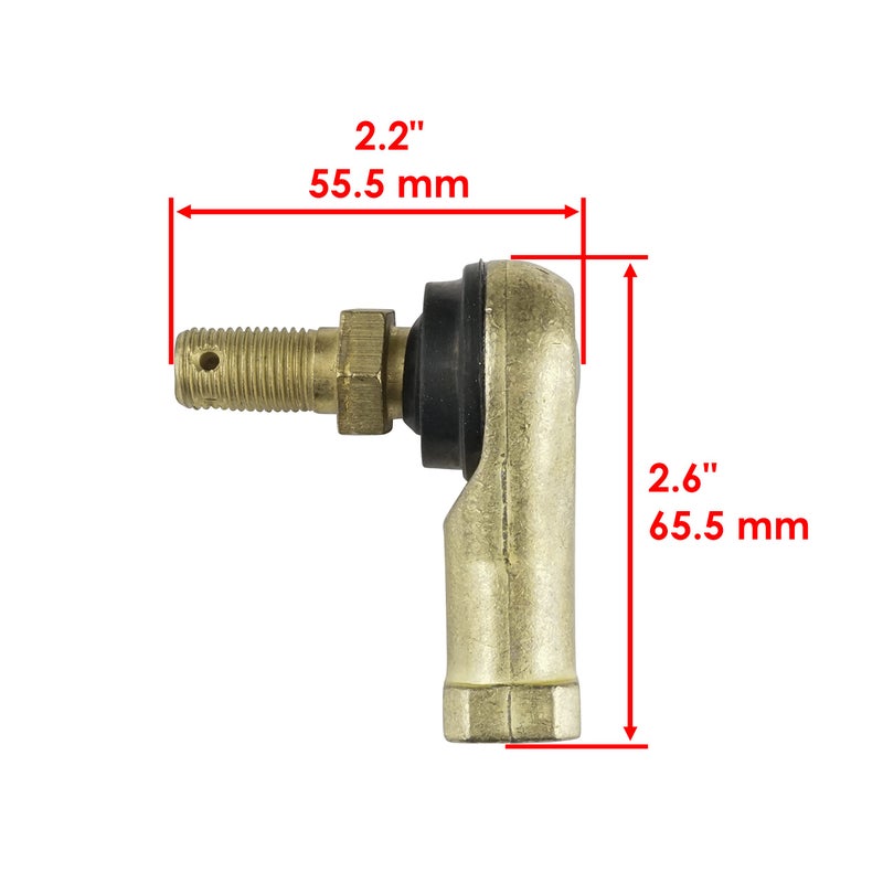 Caltric 2 Tie Rod Sets Compatible with Yamaha Big Bear 400 4Wd Yfm400 Yfm-400 2000-2012 - Image 3